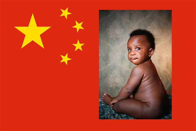 african chinese baby