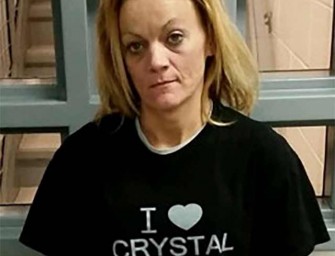 Woman Wearing ‘I Heart Crystal Meth’ Shirt Arrested For Meth