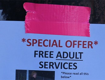 Oklahoma Prostitute Advertises *Special Offer’ On Telephone Poles