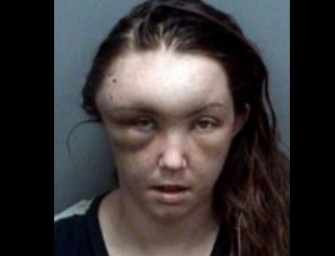 Woman Arrested For Beating Herself Up