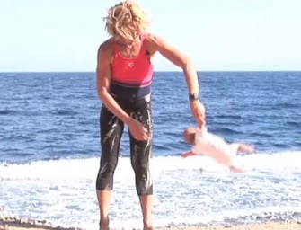 Tossing a baby around like a wet towel and calling it “yoga” (video)