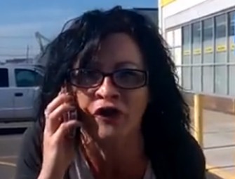 Racist Woman Repeatedly Calls Man an N-Word in Front of Kids