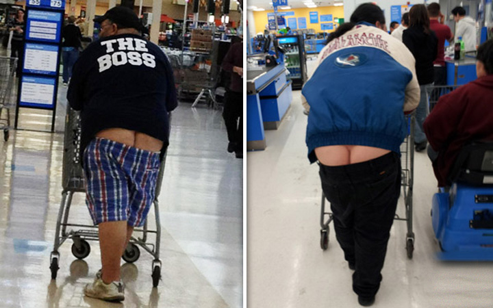 17 Disgusting Walmart Butt Cracks.