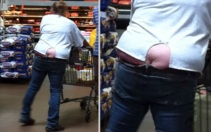 17 Disgusting Walmart Butt Cracks.